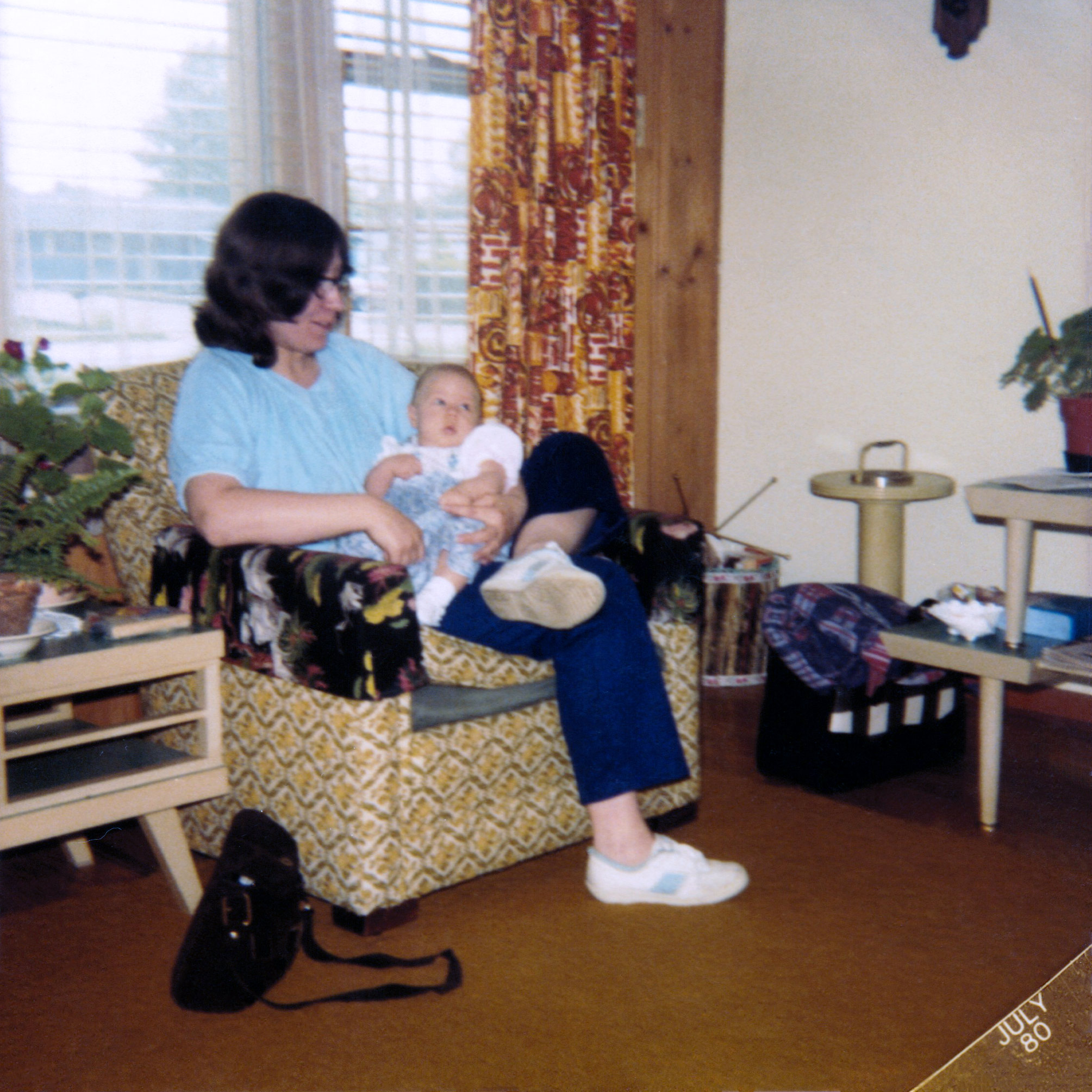 Patricia & Courtney Coe, Columbia Station, Ohio, May 1980